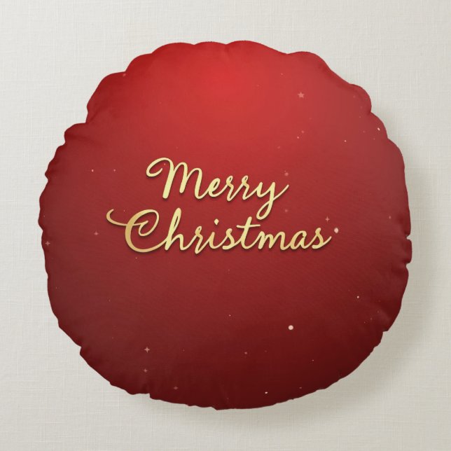 Cojín Redondo almohadón de navidades (Anverso)