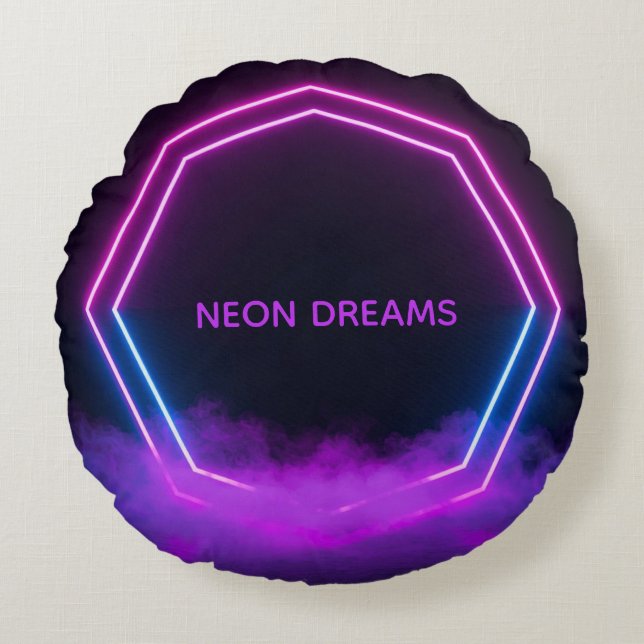 Cojín Redondo Almohadón Redondo (Anverso)