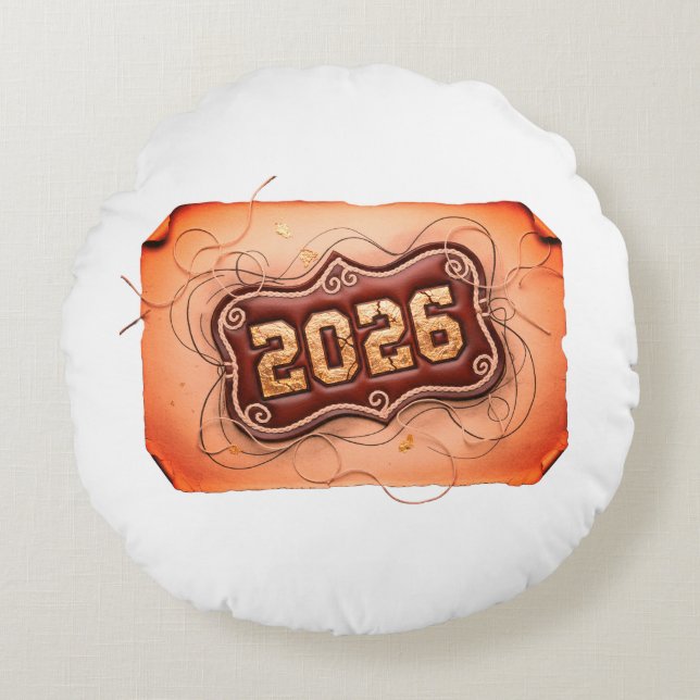 COJÍN REDONDO ALMOHADÓN REDONDO 2026 (Anverso)