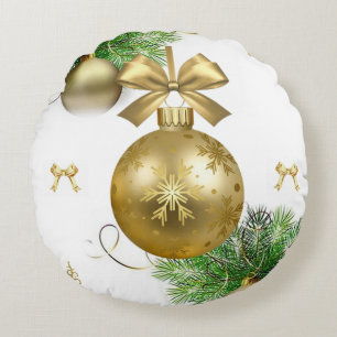 Cojín Redondo Almohadón Redondo de Navidad