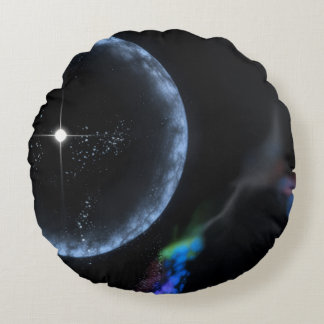 Cojín Redondo Almohadón "Supernova Cósmica"