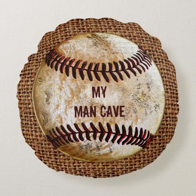 Cojín Redondo ALMOHADONES PERSONALIZADOS para la Cueva del Hombr (Anverso)