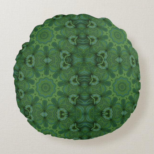 Cojín Redondo Aloe (Anverso)