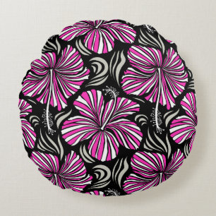 Cojín Redondo Aloha Hawaii, invitación del Partido Luau a la esp