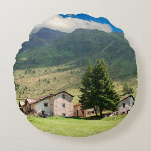 Cojín Redondo Alpes del Monte Alps, belleza, construcción, campo