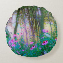 Amanecer Brillante con Flores de Cono Rosadas en M