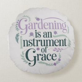 Cojín Redondo Amantes del elegante jardín floral