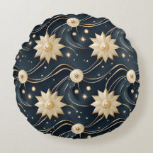 Amantes dorados y olas celestes