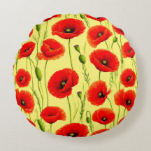 Amapolas Rojas y Tallos Verdes