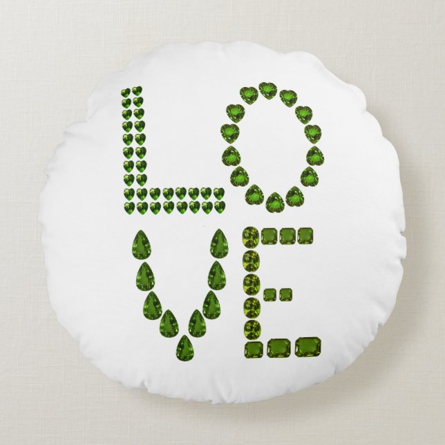 Cojín Redondo Amar (Anverso)