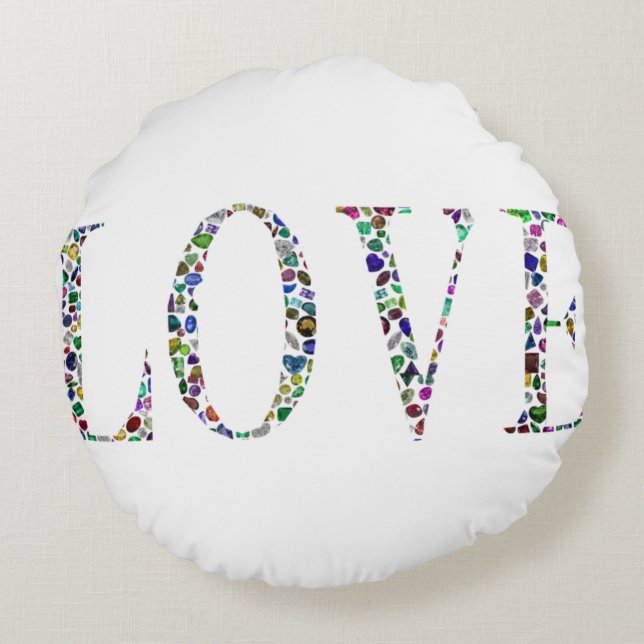 Cojín Redondo Amar (Reverso)