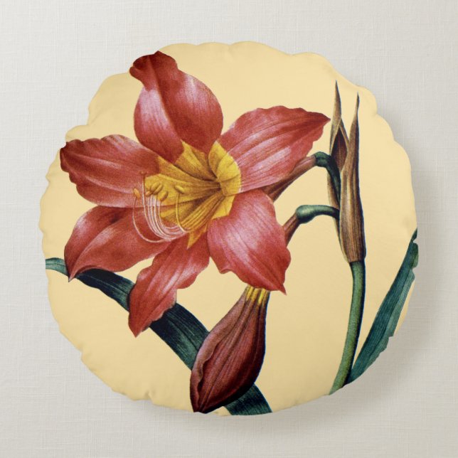 Cojín Redondo Amaryllis (Anverso)