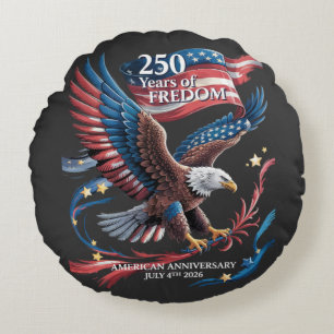 Cojín Redondo América 250 Años de Libertad 1776-2026