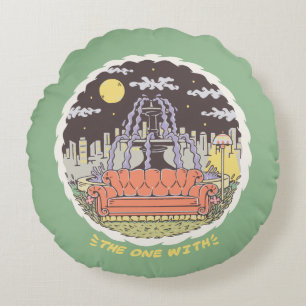 Cojín Redondo AMIGOS™   Fuente Personalizado