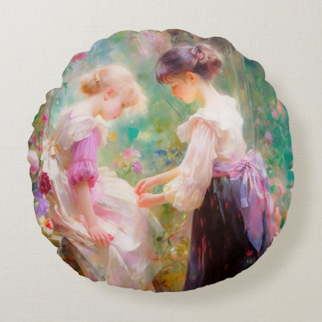 Cojín Redondo Amistad (Anverso)