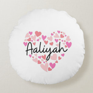 Cojín Redondo Amo a Aaliyah
