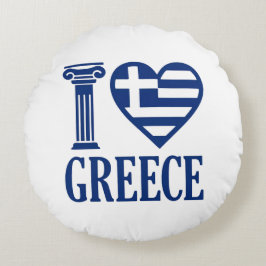 Cojín Redondo Amo Grecia