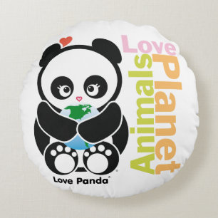 Cojín Redondo Amor Panda®