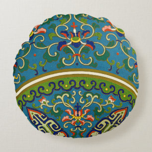 Cojín Redondo Amortiguadores geométricos chinos del diseño de