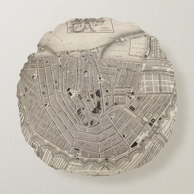 Cojín Redondo Amsterdam (Anverso)
