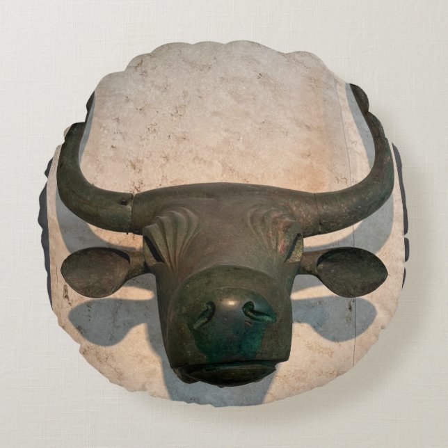 Cojín Redondo Ancient Bull (Anverso)