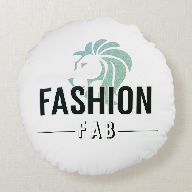 Cojín Redondo Anillo de flores (Reverso)