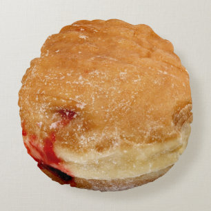 Cojín Redondo Anillo relleno de frambuesa
