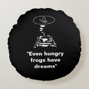 Cojín Redondo Animales inteligentes de ciencia ficción "Sueños d