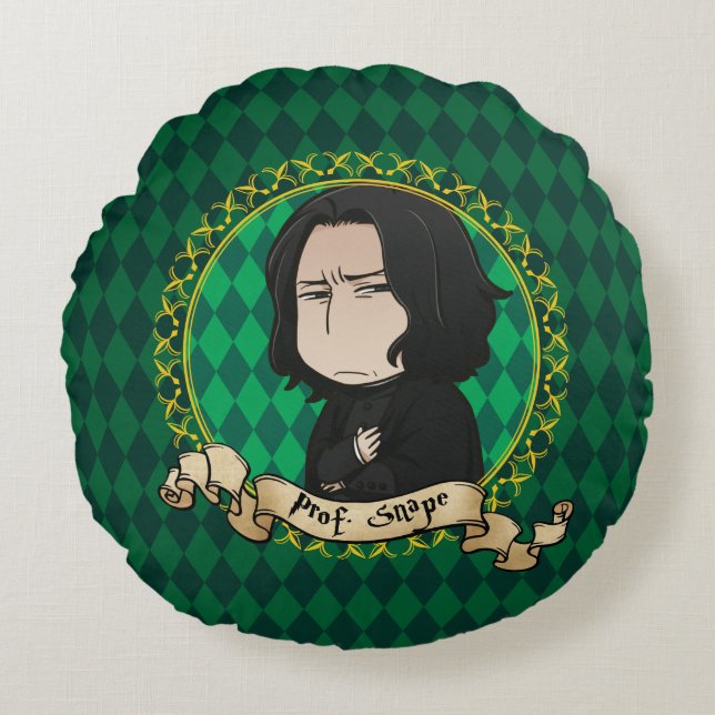Cojín Redondo Anime Professor Snape (Anverso)