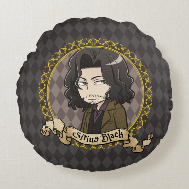 Cojín Redondo Anime Sirius Black (Anverso)