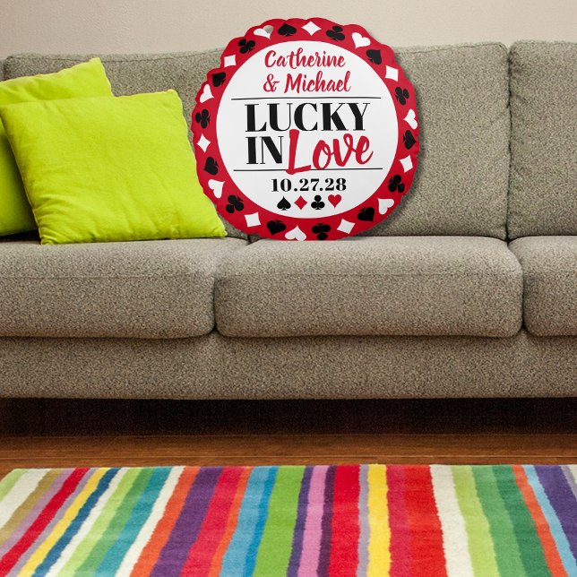 Cojín Redondo Aniversario del Boda del Casino de Las Vegas (Subido por el creador)