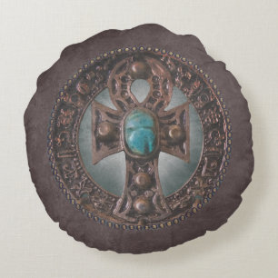 Cojín Redondo Ankh