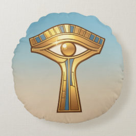 Cojín Redondo Ankh Symbol Bedeutung – Schlüssel des Lebens´11