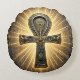 Cojín Redondo Ankh Symbol Bedeutung – Schlüssel des Lebens´4
