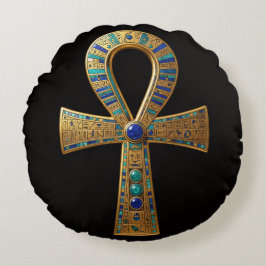 Cojín Redondo Ankh Symbol Bedeutung – Schlüssel des Lebens´8