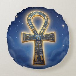 Cojín Redondo Ankh Symbol Meaning – Key of Life´11