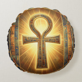 Cojín Redondo Ankh Symbol Meaning – Key of Life´7