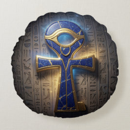 Cojín Redondo Ankh Symbol Meaning – Key of Life´8