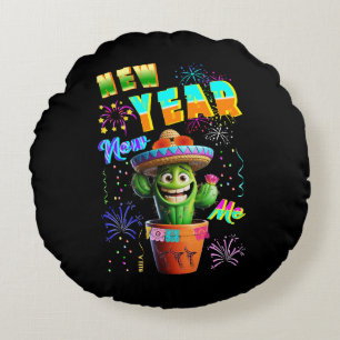 Cojín Redondo Año nuevo