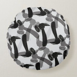 Cojín Redondo Antiguo Hammer Mancave