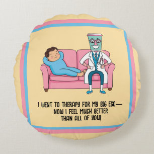 Cojín Redondo ANTISTRESS psychiatrist THERAPIST MENTAL HEALTH