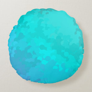 Cojín Redondo Aqua Ombre