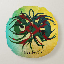 Cojín Redondo Arácnido de la desesperación