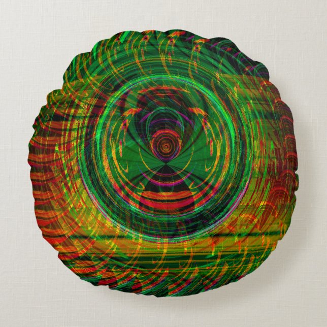 Cojín Redondo Araña salvaje... (Anverso)