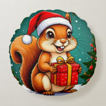Ardilla de dibujos animados adorable