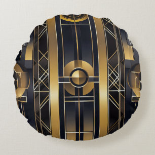 Cojín Redondo Art Déco