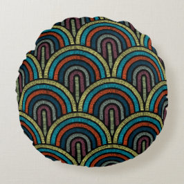 Cojín Redondo Art Deco vintage