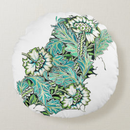Cojín Redondo Art nouveau william morris anenome floral