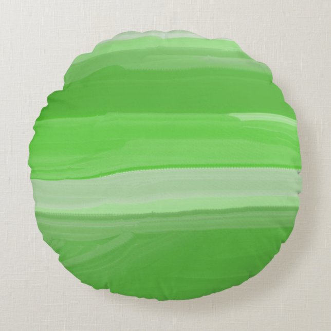 Cojín Redondo arte abstracto (Anverso)