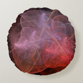 Cojín Redondo Arte Abstracto Galaxia Maravillosa